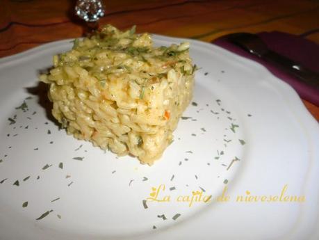 Risotto de verduras con arroz Carnaroli