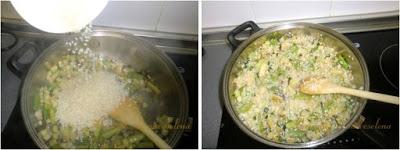 Risotto de verduras con arroz Carnaroli