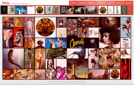 PinCo. Crear collages con tableros de Pinterest