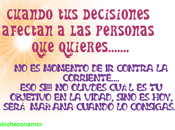 Reflexión. Crees contra corriente???