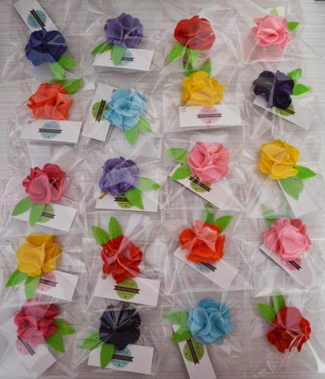 Nuevo en la shop: Broches de fieltro Clavelitos