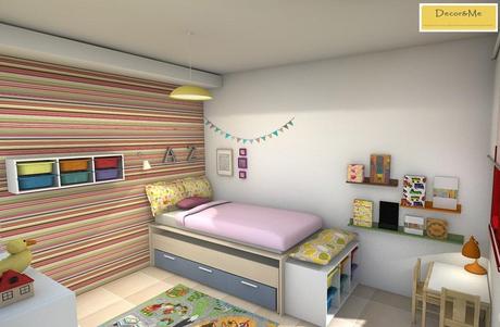 DECOPEDIA 4: UN PROYECTO DE HABITACIÓN INFANTIL COMPARTIDA CON MUCHO COLOR