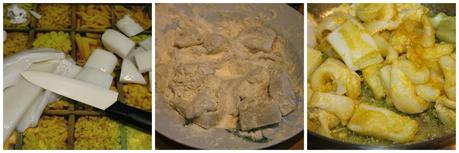 Sepia en salsa de almendras