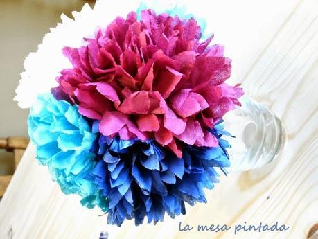 FINDE FRUGAL...Flores de papel