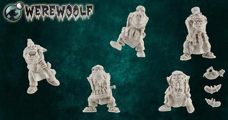 Orc Suicide Bombers Squad de Werewoolf Miniatures