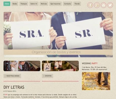 Tu boda o evento con Señor y señora de