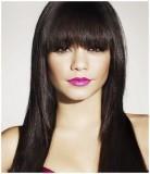 cabello suelto y liso