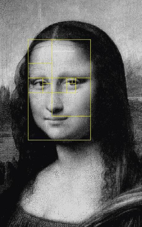 Mona Lisa con el número divino