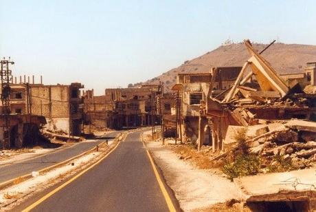 Quneitra, Siria (abandonada, 1974).