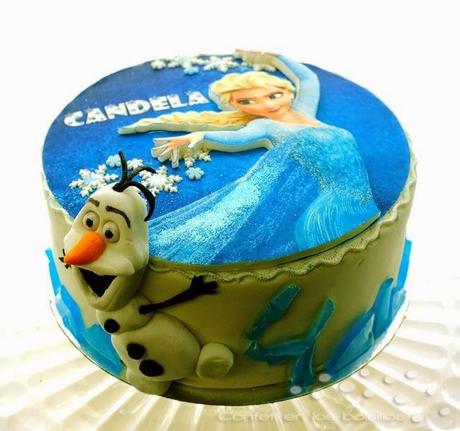 Tarta de Elsa y Ana de Frozen