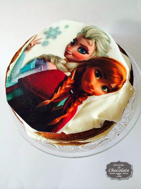 Tarta de Elsa y Ana de Frozen