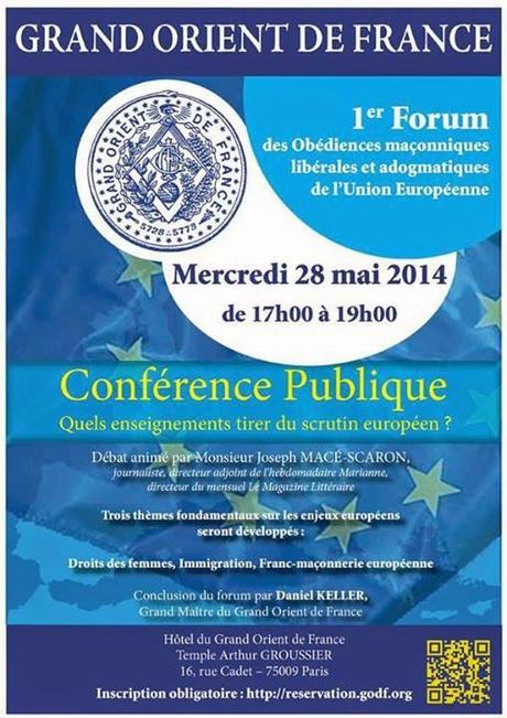 1er Fórum de las Obediencias masónicas liberales y adogmáticas de la Unión Europea