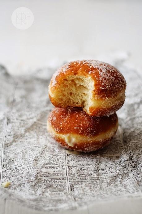 Receta de berlinas rellenas de crema