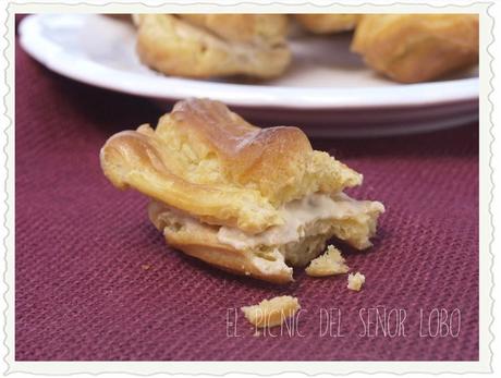 Eclairs de crema de pera y DJ flautista