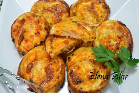 Caracolas de merluza y langostinos (Thermomix)