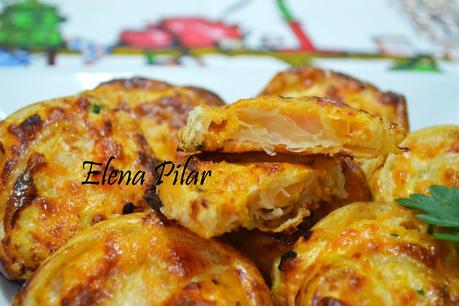 Caracolas de merluza y langostinos (Thermomix)