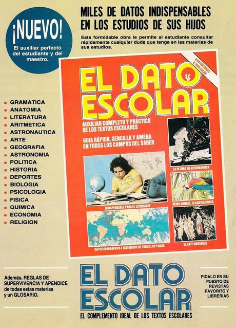REVISTA GEOMUNDO: EL DATO ESCOLAR.