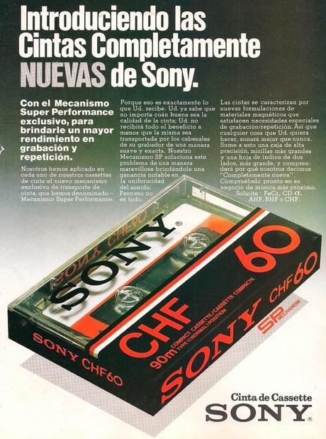 REVISTA GEOMUNDO: CASSETTES SONY.