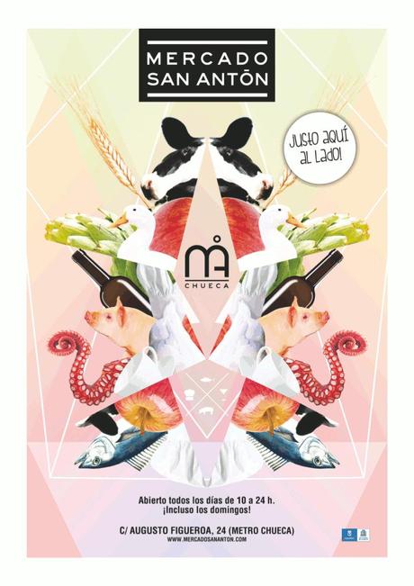 El mercado de San Antón plaza culinaria de Madrid cumple 3 años de su reapertura