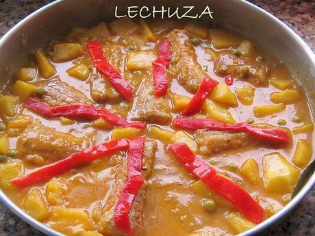 MELGACHO (CAZÓN) GUISADO CON PATATAS (receta mejorada) MELGACHO GUISADO (10)