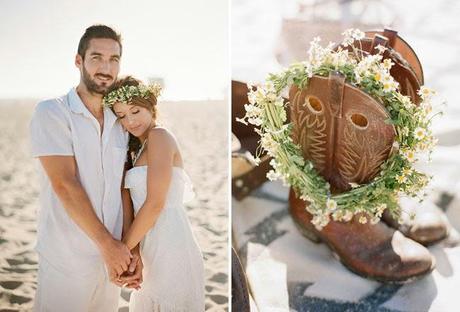 Inspiración para una boda en la playa de éstilo indio