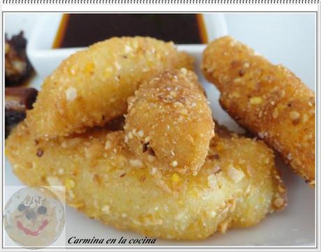 PATATAS REBOZADAS CON FRUTOS SECOS