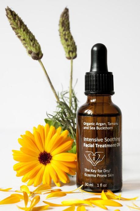 Intensive Soothing Facial Treatment Oil cosmética natural, fragancias personales