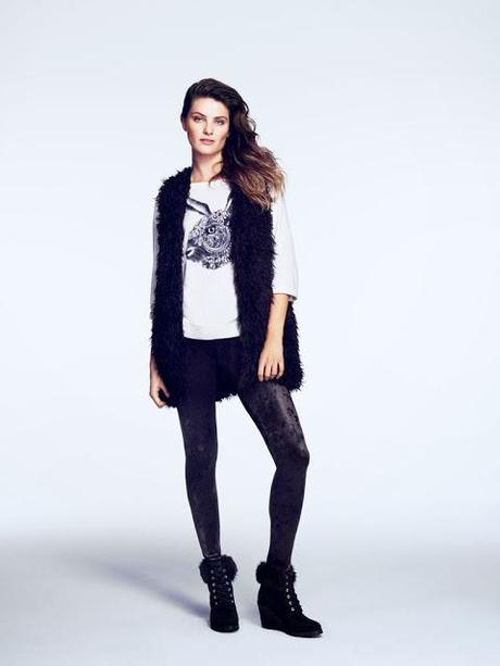 Moda Casual: Isabeli Fontana modela para H&M Otoño/Invierno 2013-14.