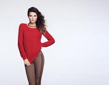 Moda Casual: Isabeli Fontana modela para H&M Otoño/Invierno 2013-14.