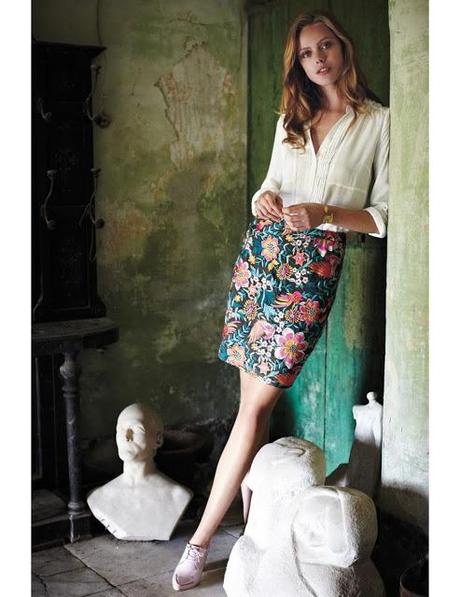 Fantástico Catálogo Primaveral 2013 de Anthropologie con Frida Gustavsson!