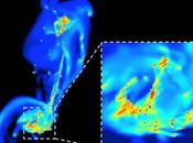 Colisiones Galácticas resultan Estallidos Formación Estelar