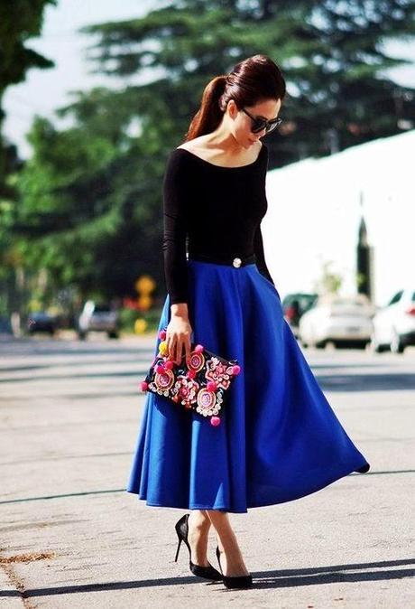 tendencias street style faldas midi