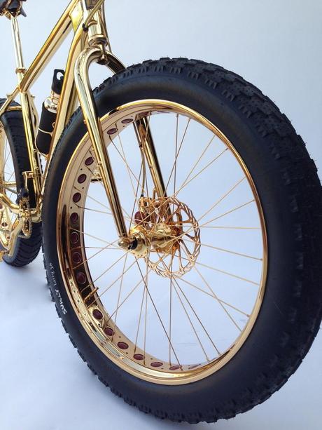 Una bicicletas exclusiva y ostentosa en toda su concepción. 