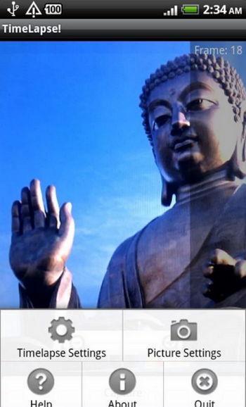 5 de las mejores aplicaciones gratis para crear vídeos time-lapse en Android timelapse-android