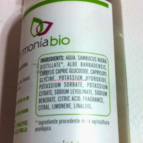 Agua limpiadora micelar de Armonía bio