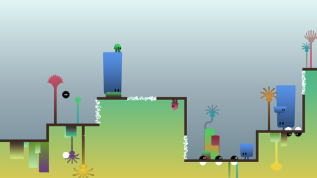 Impresiones de ibb & obb. Plataformas y puzles elegantes para dos