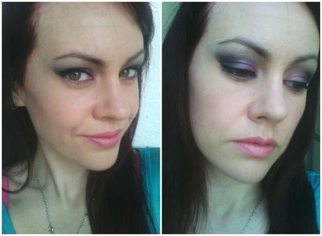 Maquillaje 04: Fucsia y gris plomo Maquillaje 04: Fucsia y gris plomo