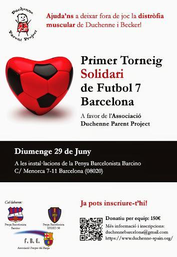 Distrofia Muscular de Duchenne (DMD): 1r torneo solidario a favor de la asociación Duchenne Parent Project