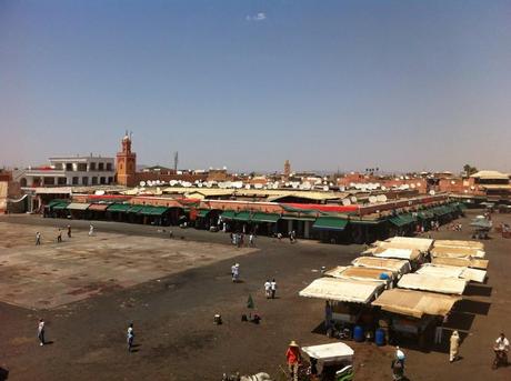 Plaza de Jamaa al-Fna de Marrakech (Marruecos)