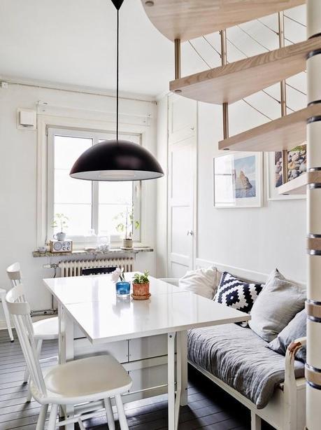 Un dúplex de estilo nórdico