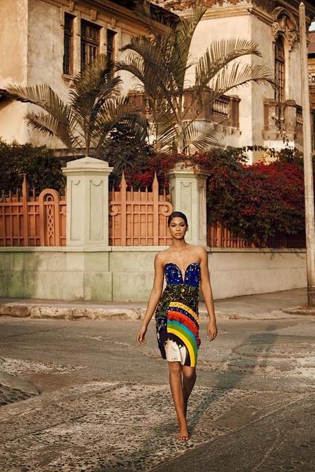 Chanel Iman&Harper's Bazaar