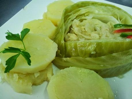 Repollo con patatas