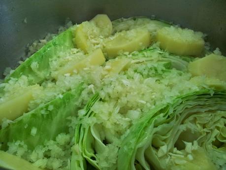 Repollo con patatas
