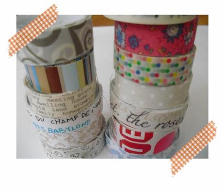 Tutorial: ¡¡como hacer washi tape y fabric tape en casa!!