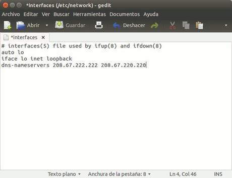 Como cambiar los DNS en Ubuntu