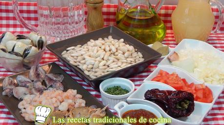 Receta fácil de alubias a la marinera