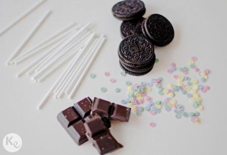 Oreo lollipops