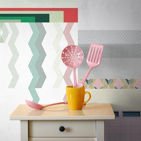 Cut & Paste wallpaper: cortar y pegar sin normas ni desperdicios. 2 cut & paste