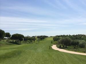 Tee de Salida del Hoyo 4, el Green al fondo en pendiente