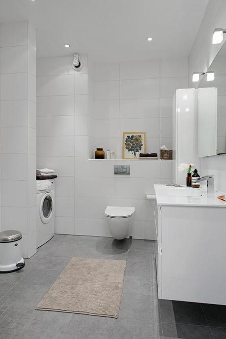 Gris y blanco siempre un acierto walk in closet pisos amplios en gris estilo nórdico escandinavo decoración limpia gris y blanco decoración Gris y blanco decoración en blanco decoración de dormitorios decoración comedores y salones decoración cocinas blancas nórdicas